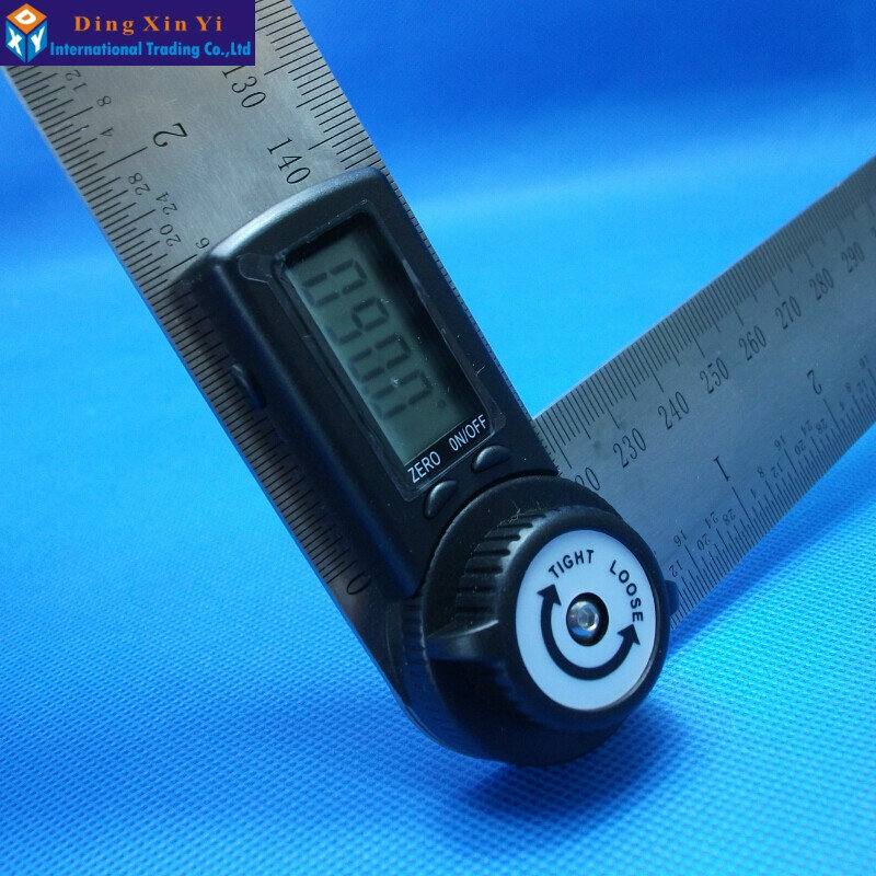 Гониометр с цифровым дисплеем, 200 мм, 360 градусов, 7 дюймов