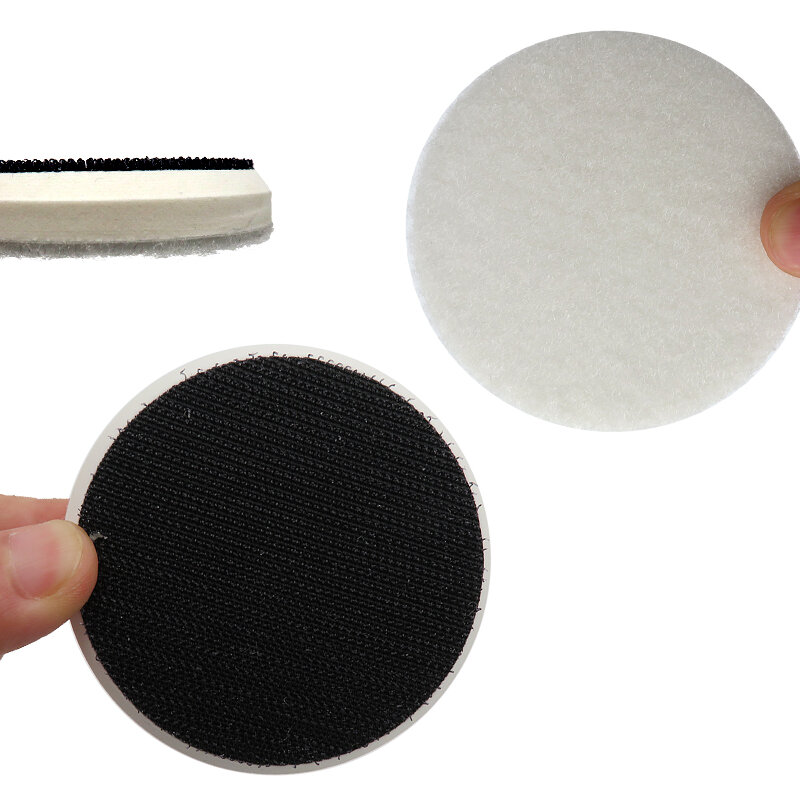 5PCS High Density Chamfering Hard Interface Pad 3 Inch 75mm Sponge Cushion Pad Sander Protection Pad for Polishing & Grinding