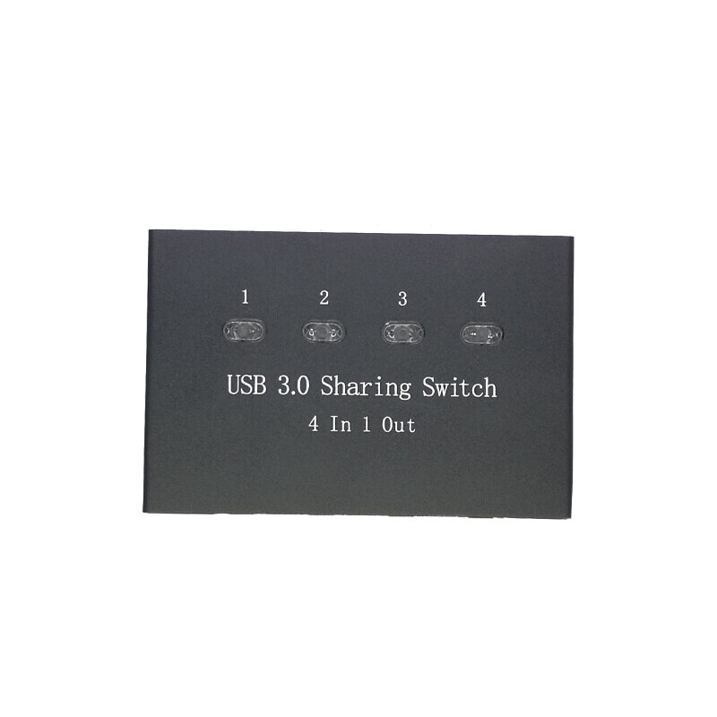 4 포트 USB3.0 스위치 마누엘 공유 usb 스위처 어댑터 박스 4 컴퓨터 Teilen 1 USB Gert Hub Drucker 스캐너
