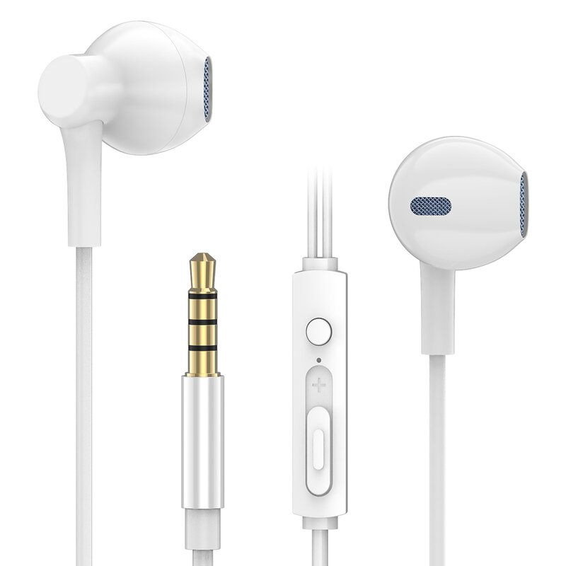 MUSTTRUE auriculares originales en la oreja con micrófono auriculares Hifi auriculares estéreo para iPhone 5 5S 6 6S Xiaomi fone de ouvido