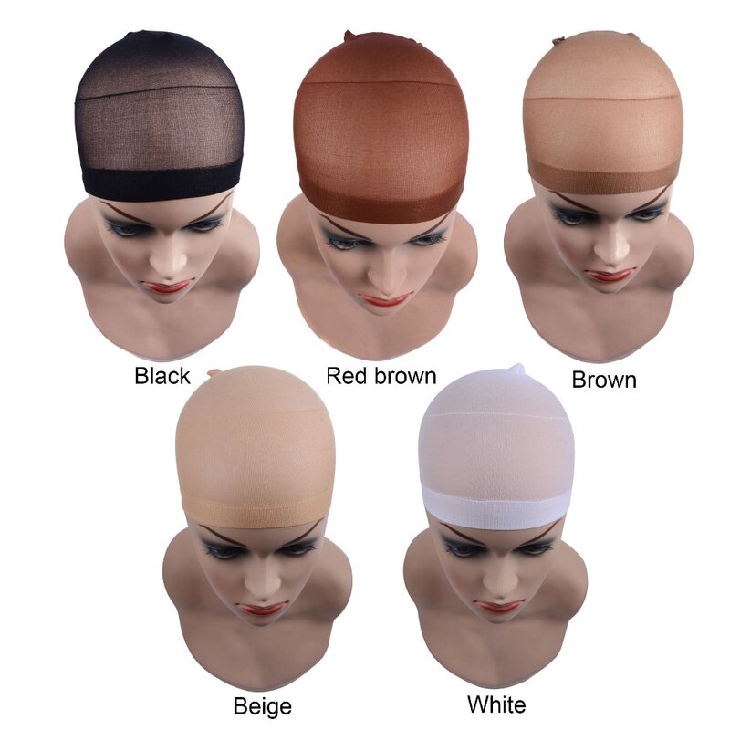Kualitas Baik Deluxe Wig Topi Rambut Bersih untuk Menenun 2 [Rambut Wig Hairpiece Stretch Mesh Wig Topi untuk Membuat wig Ukuran Bebas