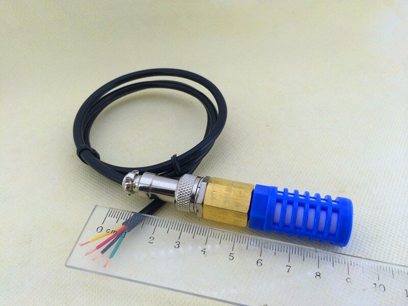 Sensor de temperatura y humedad de TH20UJY-H, cable de cubierta protectora de metal de acero inoxidable con SHT20