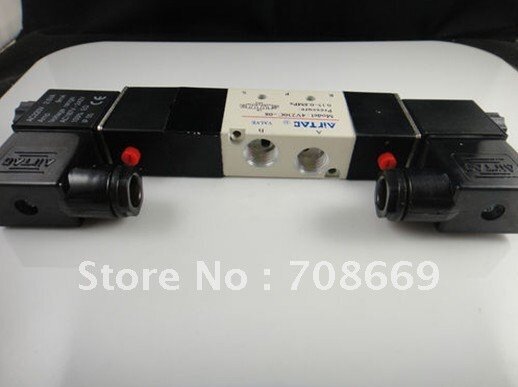 4V230-08C 5Ports3Position двойной соленоидный пневматический клапан 1/4 "BSPT AC220V