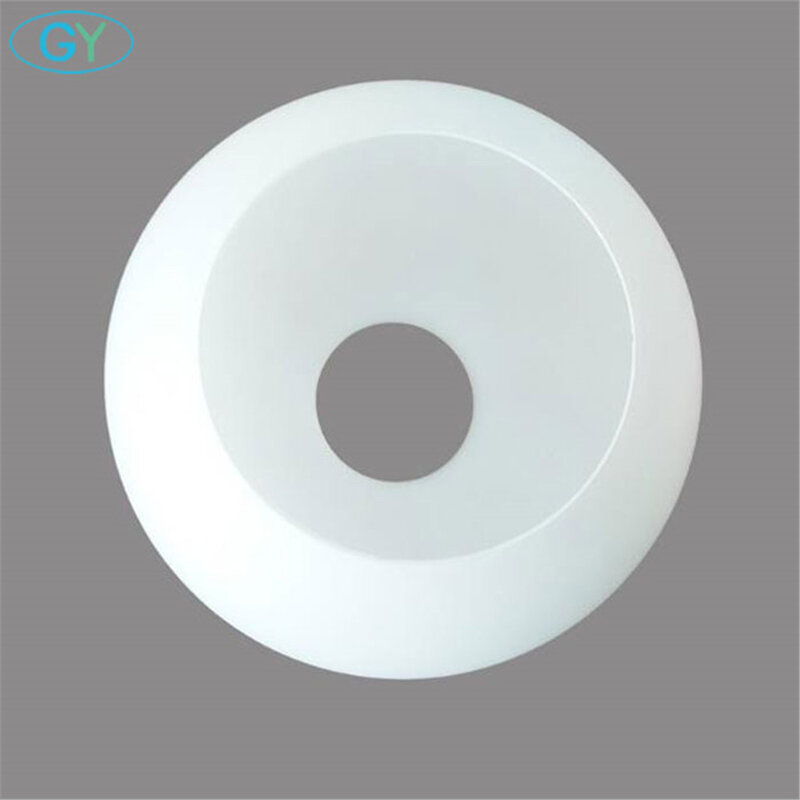 Pantalla de Cristal lechoso para lámpara de araña, D4 cm, D3 cm, apertura de globo blanco, E27, E14, pieza de repuesto, accesorio de iluminación