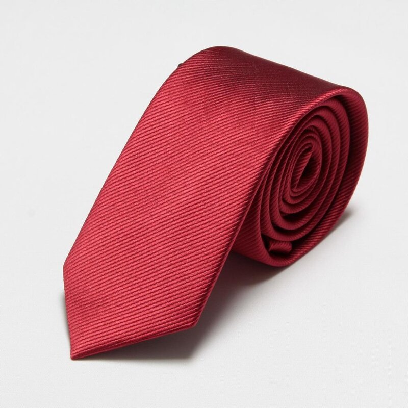 Fashion slim ties for men Black neck tie solid novelty neckties 6cm width