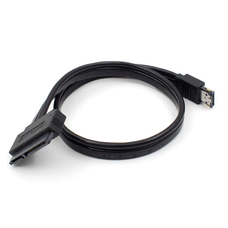 0,5 M SATA a USB Power ESATA 2-en-1 Cable de datos de Cable de disco duro 22 Pin SATA línea de conexión para 2,5 de 3,5 pulgadas Cable adaptador HDD
