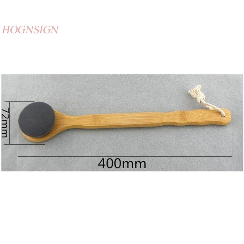 Factory Direct Bamboo Microfiber Silk Bath Brush Long Handle Body Cleansing Artifact Clean Back Massage Tool Stress Relax