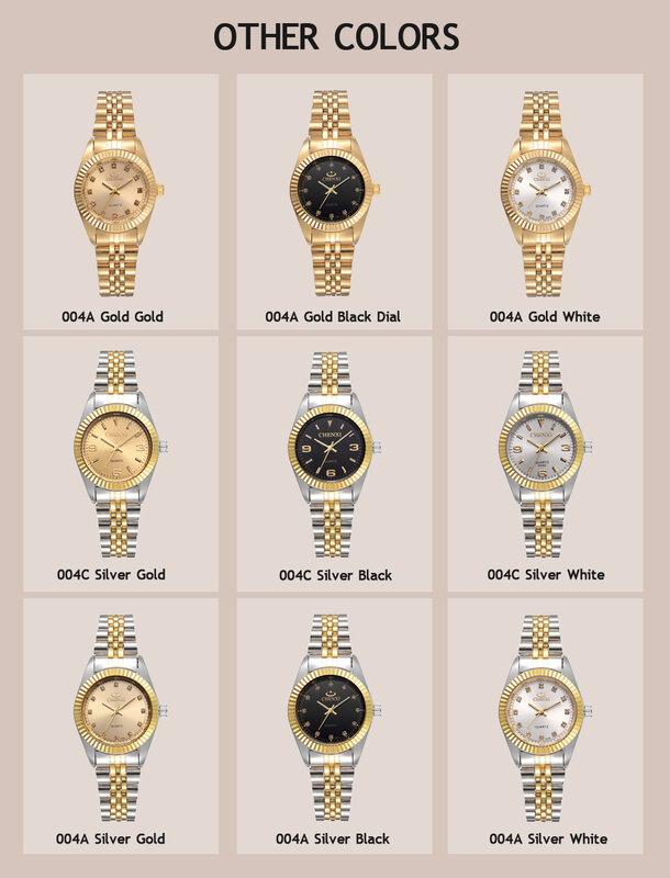 CHENXI Luxus Frauen Uhren Damen Mode Quarzuhr Für Frauen Goldene Edelstahl Armbanduhren Casual Weibliche Uhr xfcs