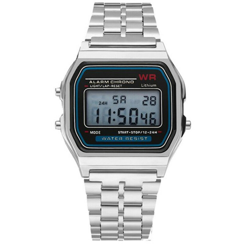 Роскошные мужские спортивные часы светодиодный цифровой водонепроницаемый кварцевые наручные часы мужские деловые часы наручные часы жен...