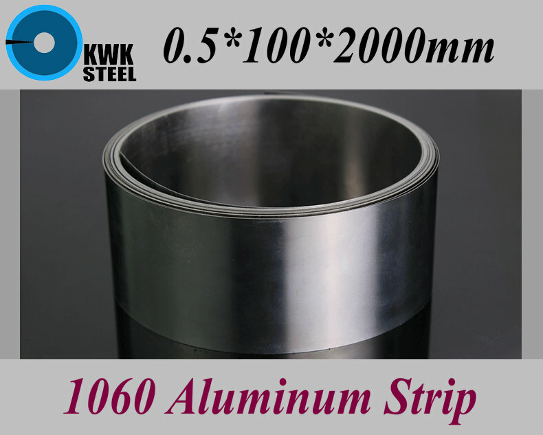 0.5*100*2000mm 1060 Aluminum Strip Aluminium Foil DIY Material Free Shipping