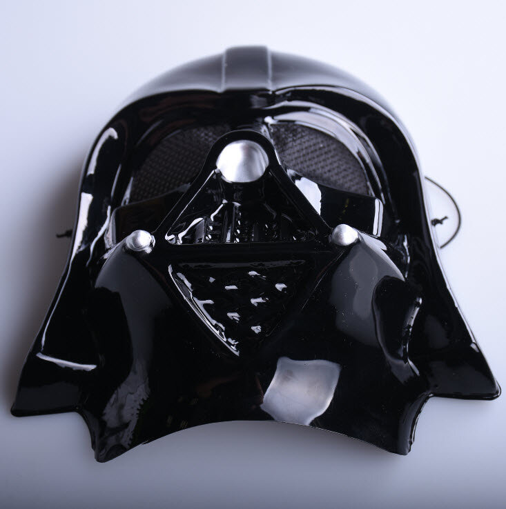 Black White Star Wars Darth Vader Full Face Mask Deluxe Halloween Superhero Theme Party Cosplay Mask Masquerade Costume Supply