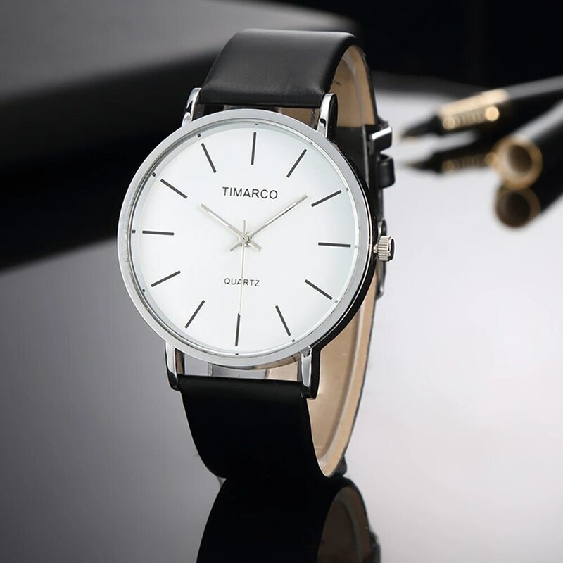 Orologi in pelle bianca stile semplice orologio moda donna orologio da polso Casual da donna minimalista orologio al quarzo femminile Reloj Mujer 2023