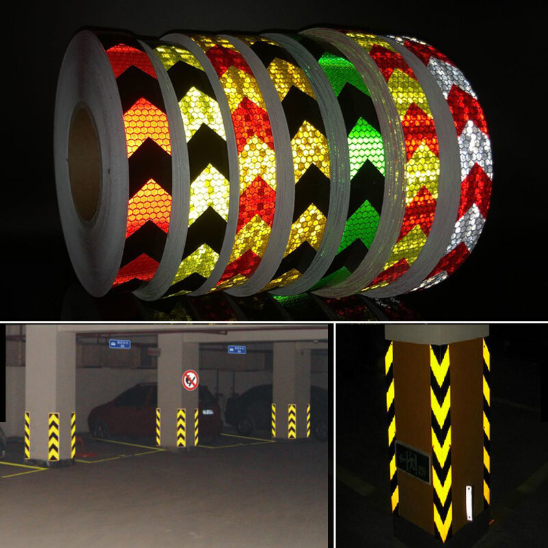 Arrow Self-Adhesive Reflective Warning Tape For Body Signs
