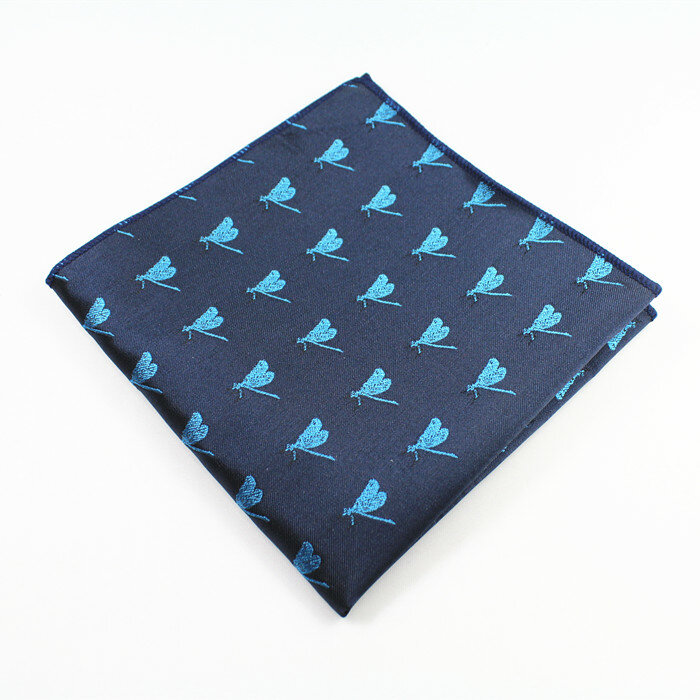 GUSLESON New Design Gentlemen Style Creative Animal Christmas Handkerchief for Men Suit Pocket Square Wedding Hanky Chest Towel