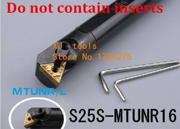S25S-MTUNR16/S25S-MTUNL16 25mm 내부 선삭 공구 팩토리 아울렛, 거품, 보링 바, cnc 공구, 선반 공작 기계