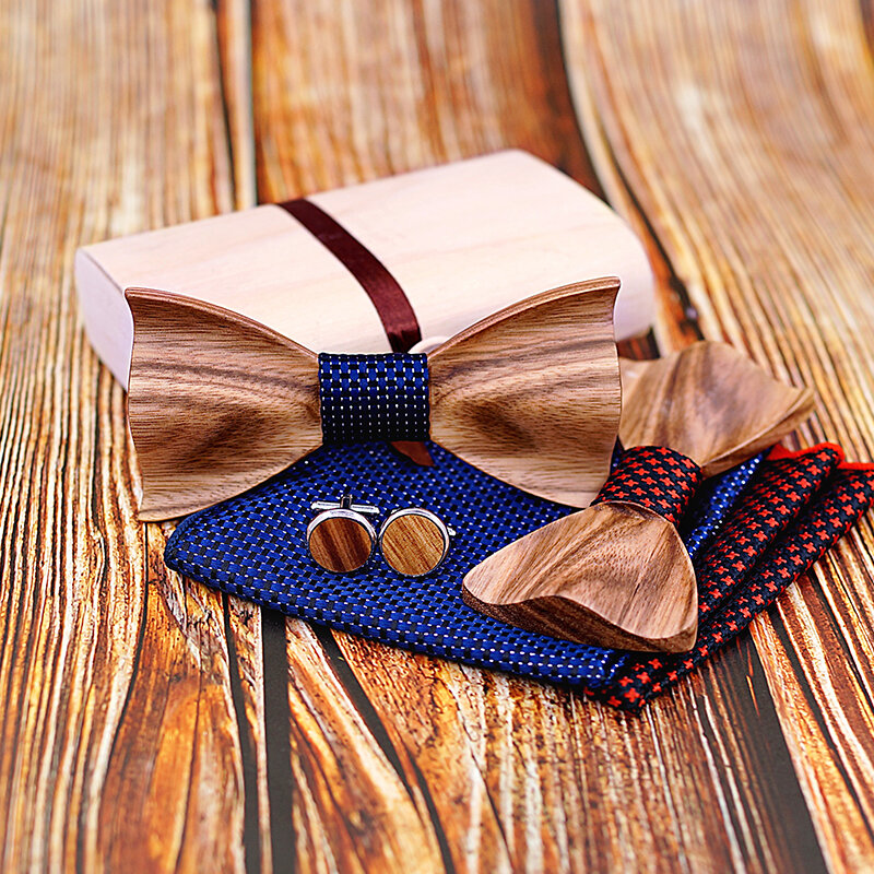 Зебра 3D деревянный галстук-бабочка для Для мужчин качество Для Мужчин's деревянный галстук-бабочка 3D ручной работы бабочка галстук-бабочка из Gravata тонкий кожаный чехол