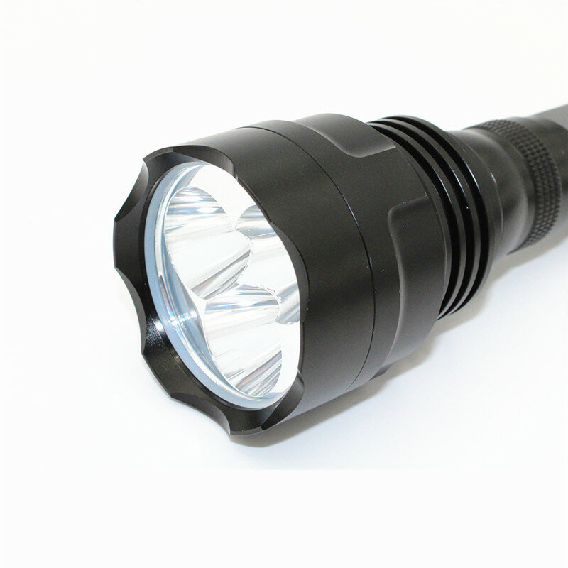 Светодиодный фонарик 3x XM-L Q5 1200 люмен, тактический светодиодный охотничий фонарь, прожексветильник, мощный светильник, зеленый и красный све...