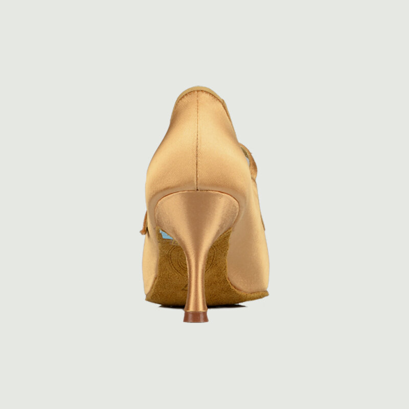 Trampki dla dorosłych buty do tańca nowoczesne marki kwadratowe BD137 Party Ballroom łacińskie buty damskie satynowe diamenty miękka podstawa ze skóry wołowej HOT