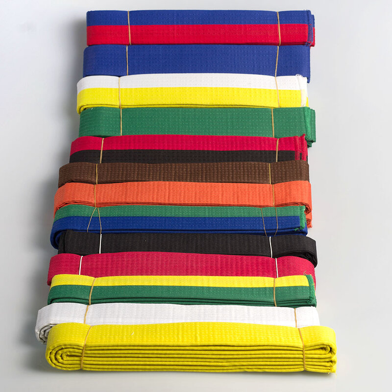 الأساسية التايكوندو حزام مختلف الألوان وطول فنون الدفاع عن النفس الكاراتيه الجودو