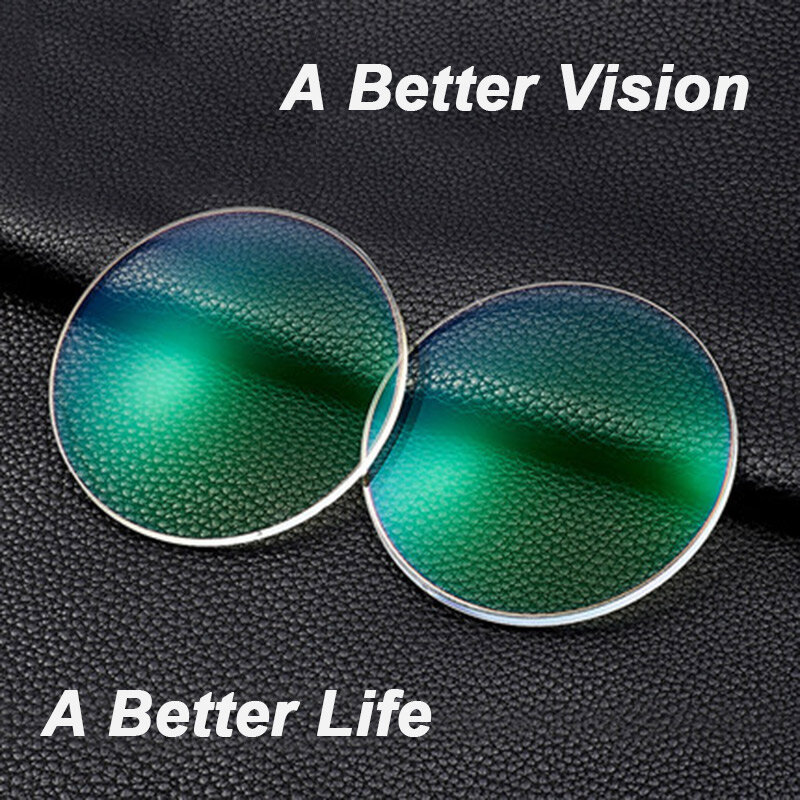 Gafas ópticas de visión única, lentes graduadas para miopía/hipermetropía/presbicia, lentes de resina de CR-39 con revestimiento