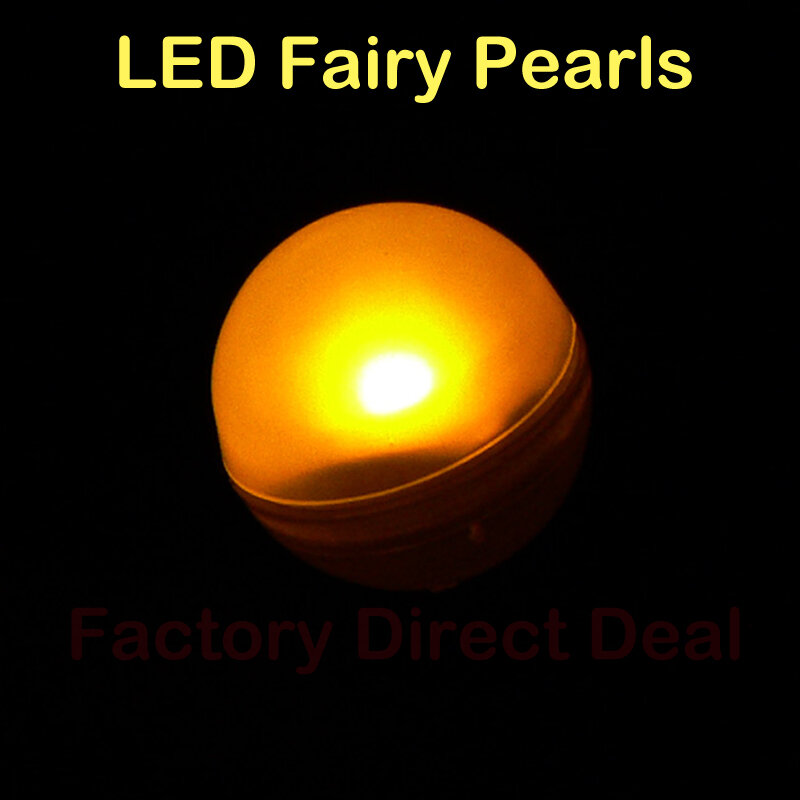 12Pcs/lot Magical Mini Led Fairy Light bulbs Pearls waterproof LED Centerpiece Party  Waterproof Design