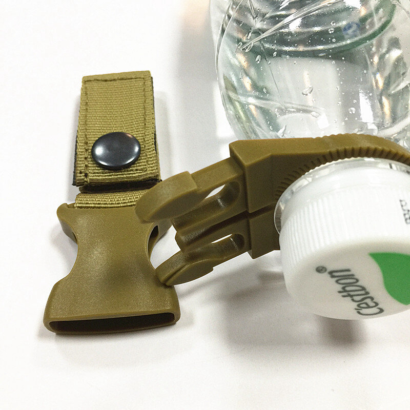 Nylon Molle Webbing Water Bottle Carabiner Belt Backpack Hanger Hook Outdoor Buckle Hook Holder Tool Clip Hunting Accessories