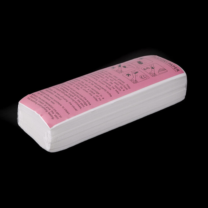 100 Pcs Ontharing Tool Ontharingscrème Papier Geweven Epilator Vrouwen Ontharing Wax Strips Pad Scheren Waxen Gladde Benen