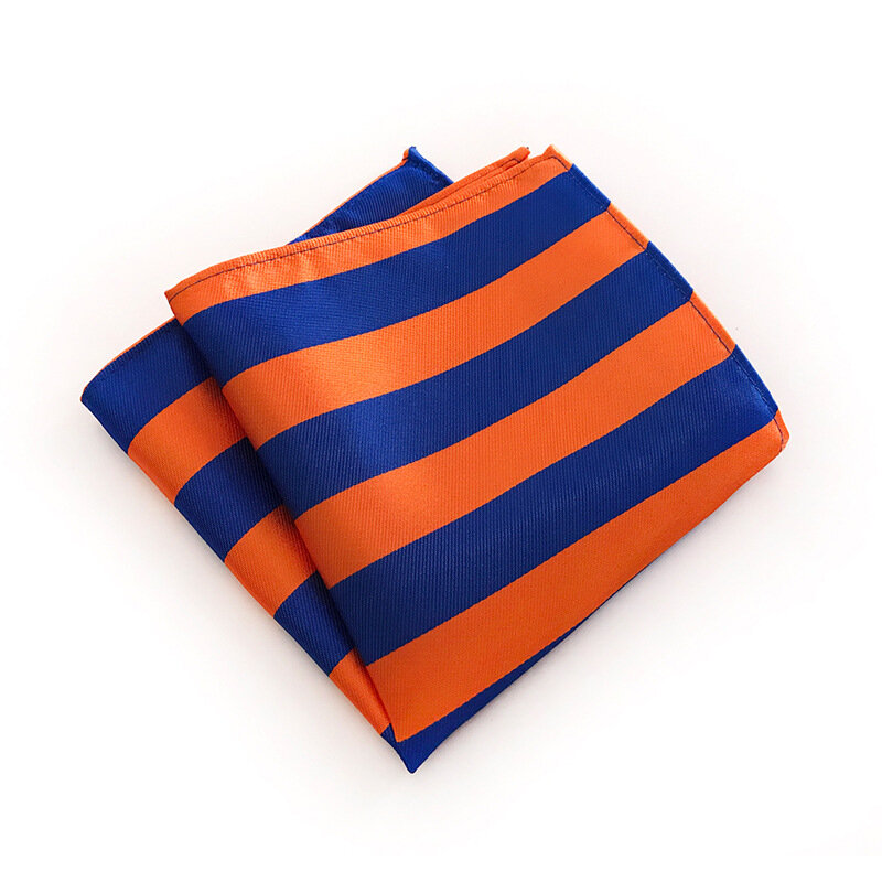 Мужской платок квадратное высококлассное полиэфирное модное платок полотенце для аксессуаров Формальное Полосатое карманное полотенце