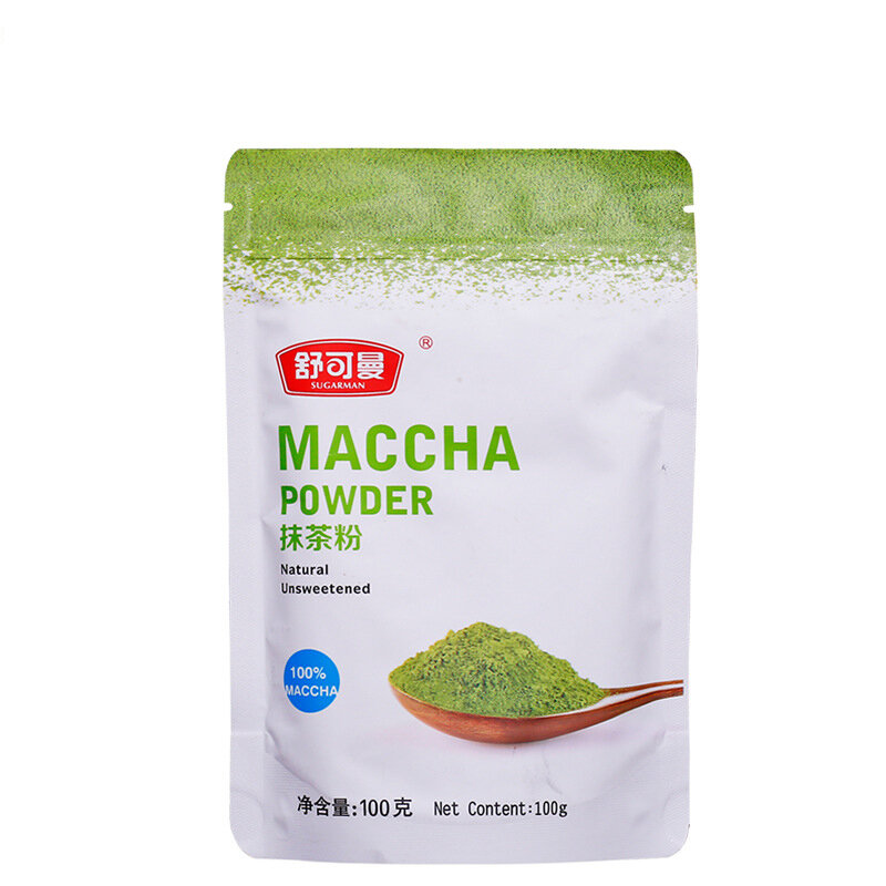 100g orgânica Mini saco de pó de chá matcha Matcha Chá Verde Em Pó Orgânico Puro Portátil Profissional Papel de cozinha sacos
