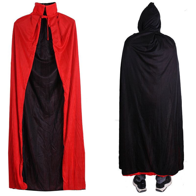 Fashion Capes Cloak Long Velvet Cape for Christmas Halloween Cosplay Costumes