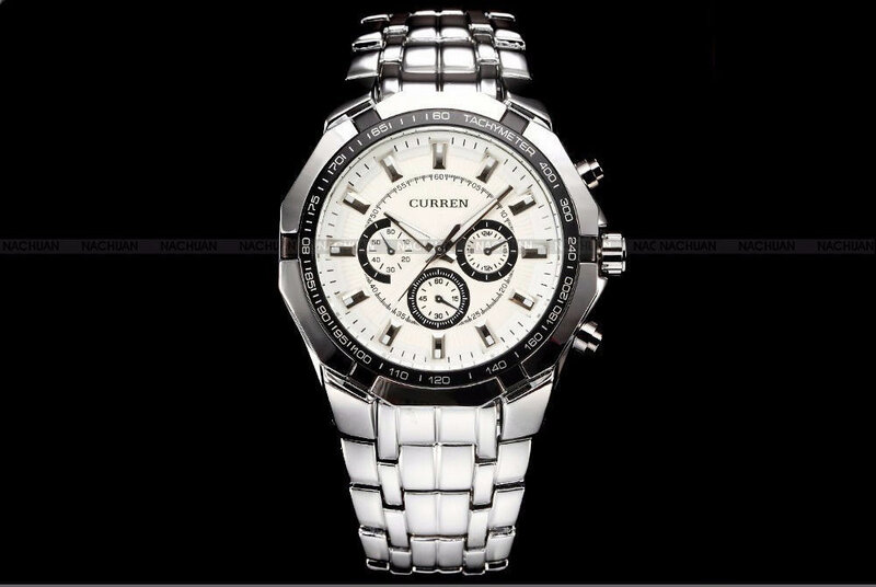 2018 nowy CURREN zegarki mężczyźni Top luksusowej marki Hot projekt wojskowy sportowe zegarki na rękę mężczyźni cyfrowy kwarcowy mężczyźni stalowy zegarek