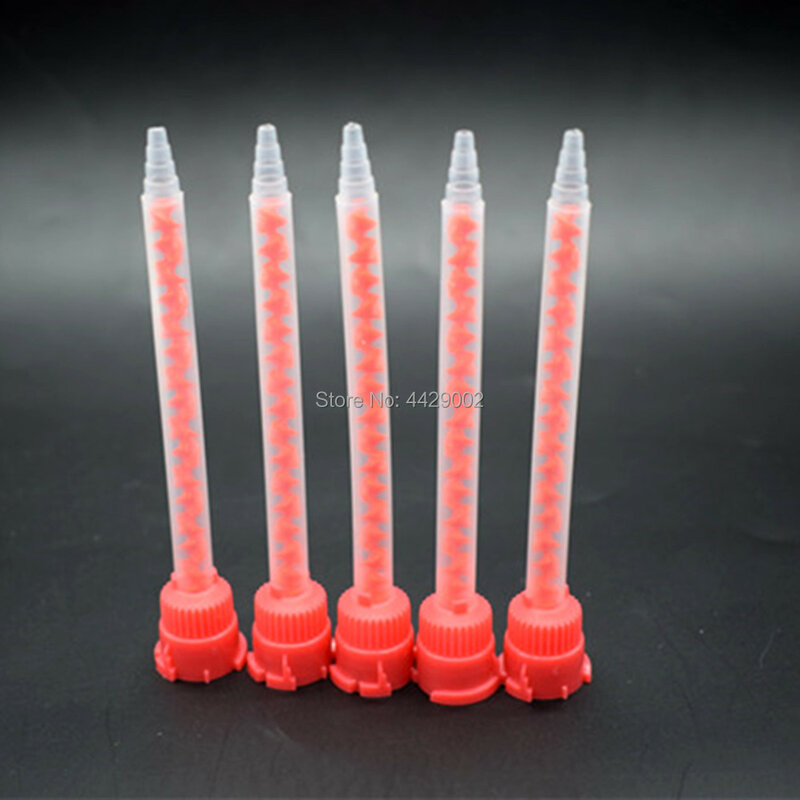 Boquillas de mezcla de resina estática AB 10:1, boquillas de tubo epoxis, mezclador estático de resina epoxi, tubo mixto, 5 uds.
