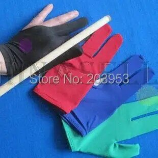 Elastyczność snooker bilard rękawice bilardowe trzy palce rękawice 8 piłek 9 piłek rękawice