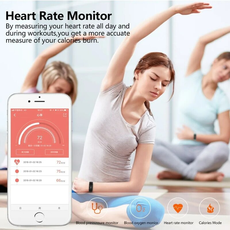 Wearpai F1 Smart Uhr Männer IP67 Wasserdicht Mehrere Sport Modus Herz Rate Monitor Blutdruck Gesundheit Fitness Tracker Uhr