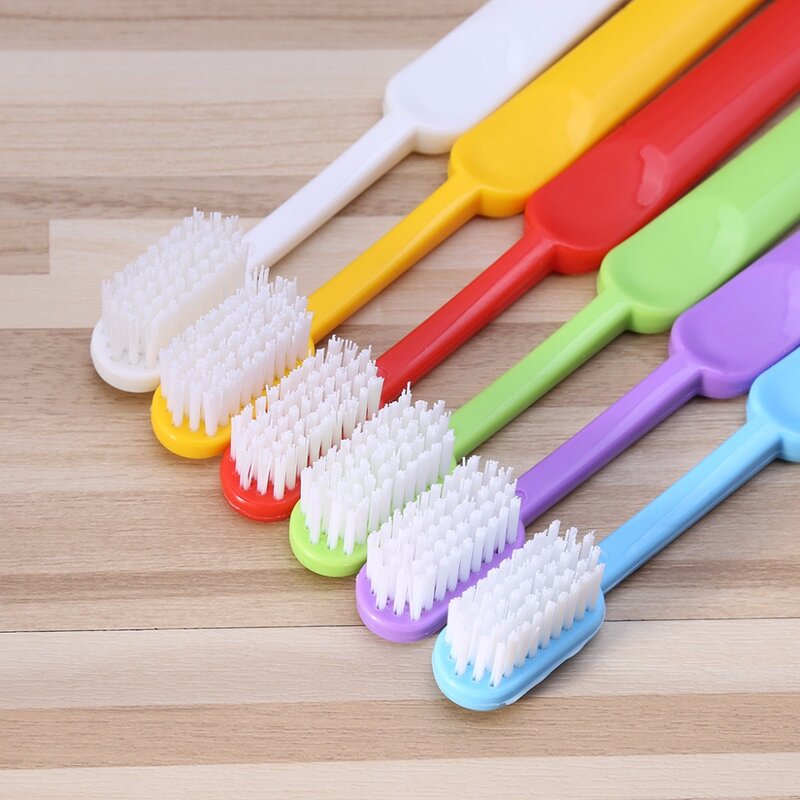 Escova de dente para homens, super dura, remove fumaça, escova de dentes para viagens, adulto, hotel, ferramentas de branqueamento dos dentes, 18cm, 1 peça