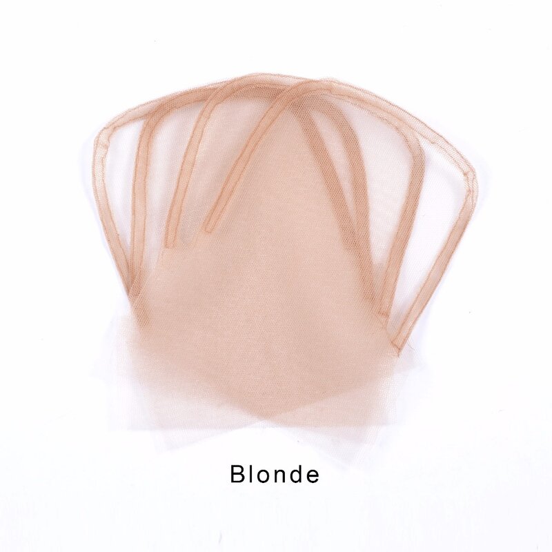 Lace Closure Frontal Base 4x4 Four Colors Swiss Lace Wig Caps for Making Closure
