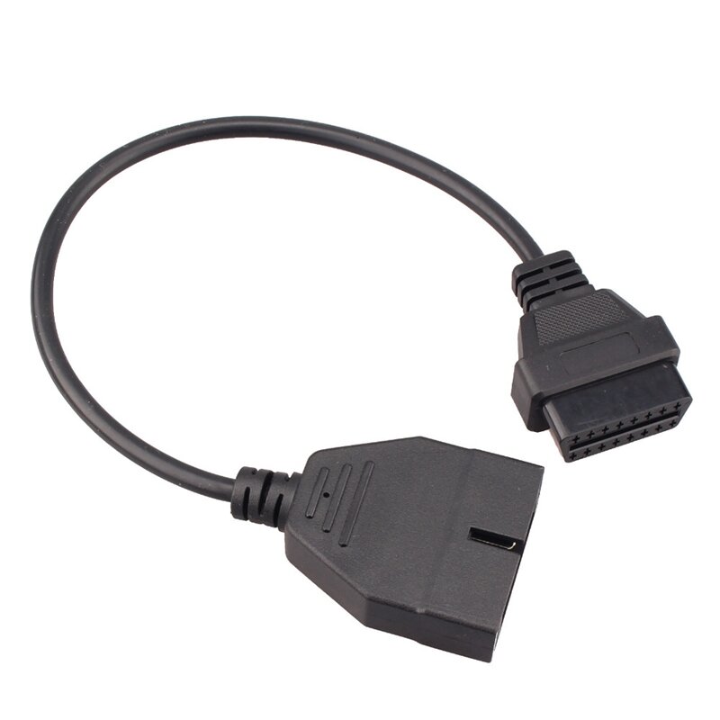 Car OBD 12 Pin to OBD2 16Pin Connector for G M Adapter Automotive Diagnostic Cable G M 12Pin For G M Vehicles