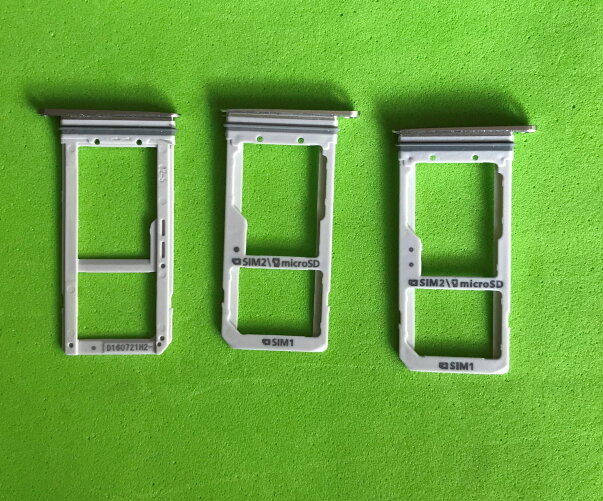 XIWANG 10 stücke Original SIM Karten-behälter-schlitz-halter Für Samsung Galaxy S7 rand G930 G930F G935 G935F G935A