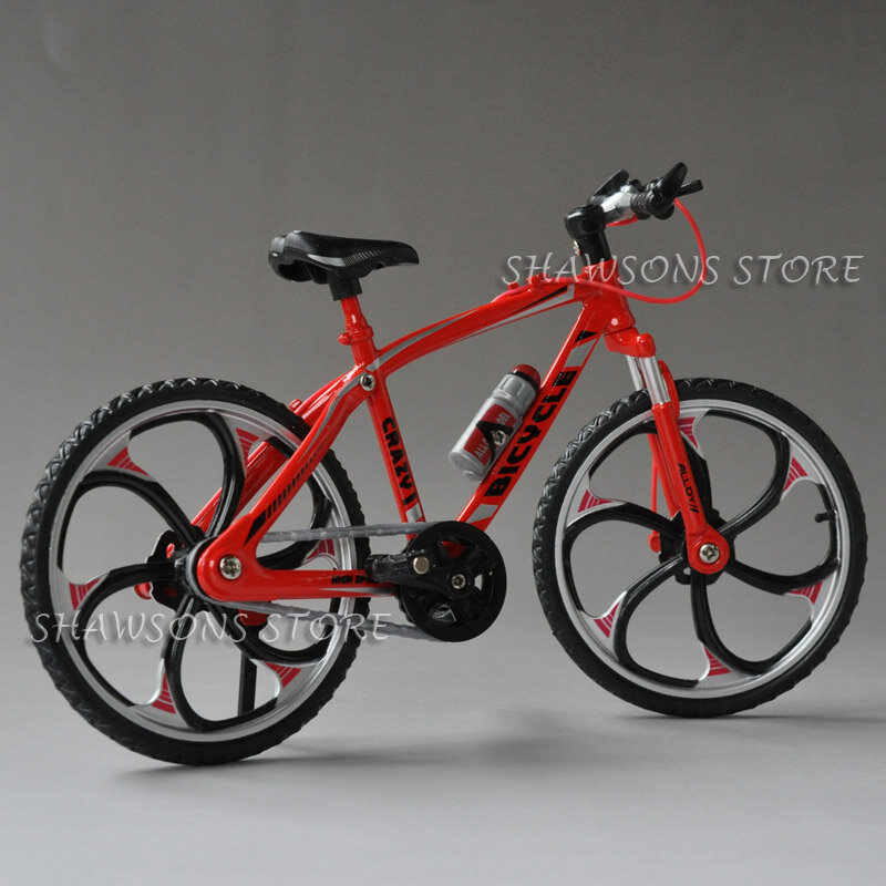 โมเดลจักรยาน1:8ของเล่น XC Cross Country จักรยานเสือภูเขาจำลองขนาดเล็ก