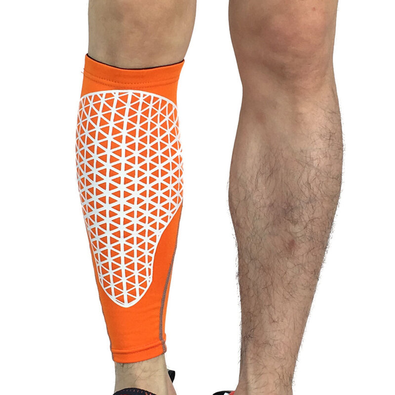 Esportes perna de bezerro manga grade padrão futebol ao ar livre basquete engrenagem protetora spslf0044