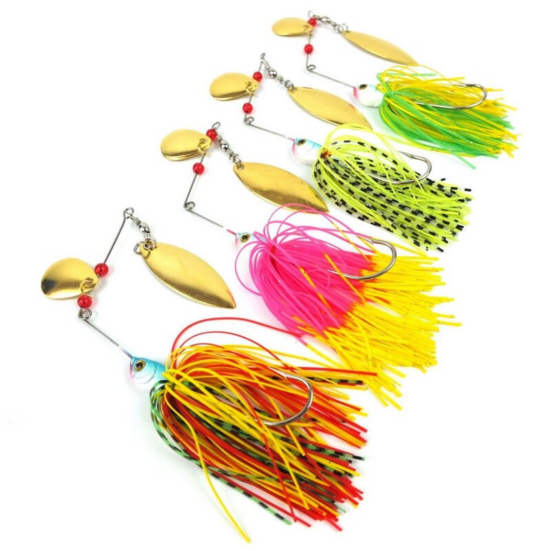 1pc 19.8g Spinner Baits Spinnerbait Bass Rubber Jig Fishing Lure Metal Lure Strong Hooks Carp Fishing Tackle Leurre Fish