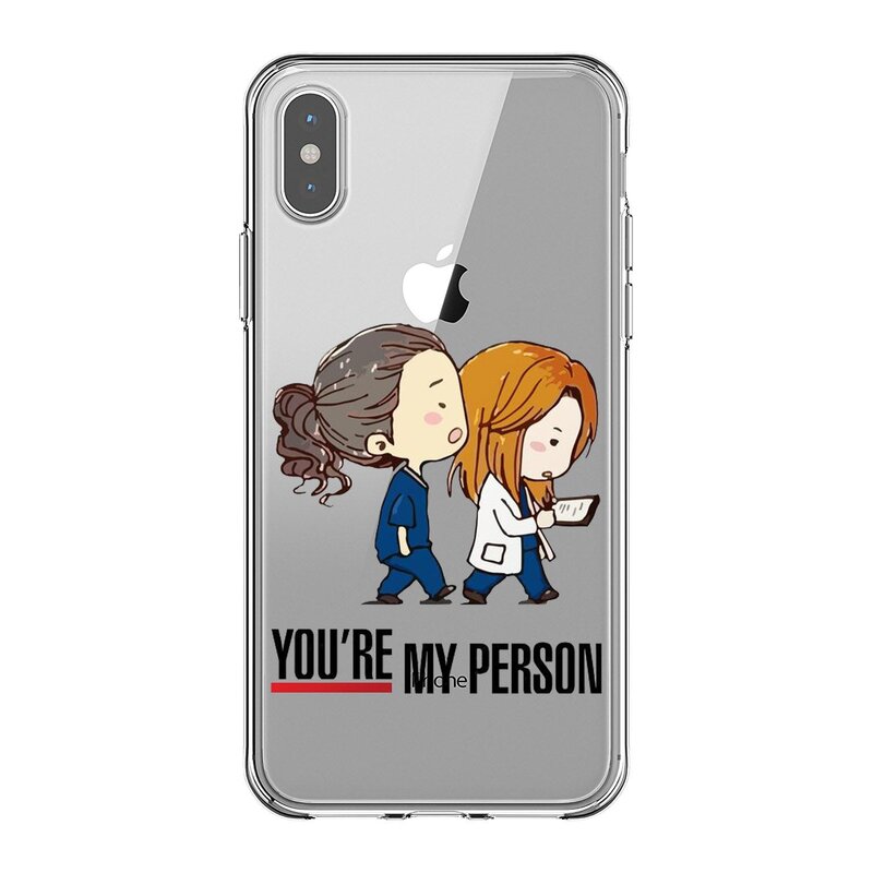 Greys Anatomy You are my person Soft silicon TPU Phone Cases Cover For iPhone 11 Pro MAX 2019 5 5S 6 6SPlus 7 8Plus X XR XS MAX