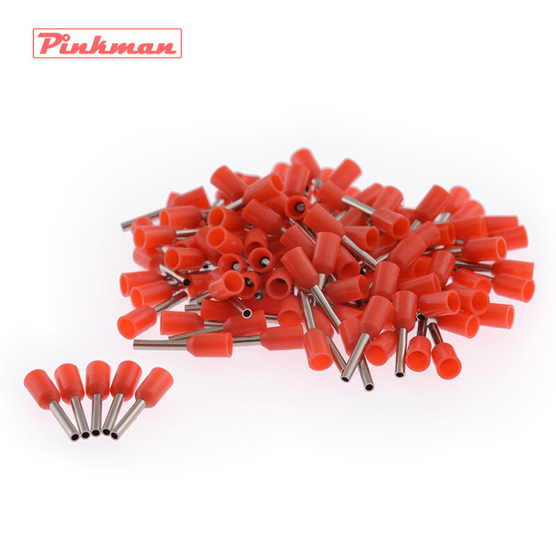 20/50/100pcs E7508 Tube insulating terminals AWG 20 Insulated Cable Wire 0.75mm2 Connector Insulating Crimp Terminal Connect