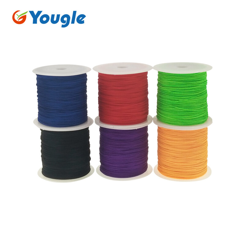 YOUGLE 0.75mm nylon Paracord 1 Strand parachute Fishing line Tent wind multifunctional fixed clothesline rope 100M 328FT 95LB