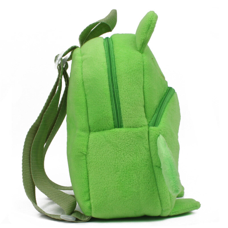 Good quality kindergarten baby boy girl plush schoolbags frog pattern children mini satchel backpacks candy bags toy