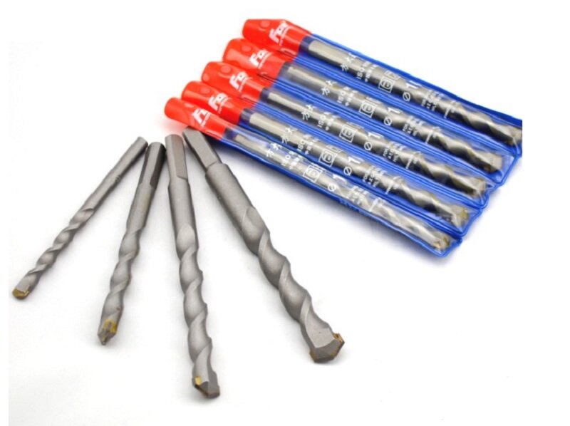New 5pcs/set High quality Tungsten steel drill Impact drill Cement concrete wall drill construction drill 5-12mm