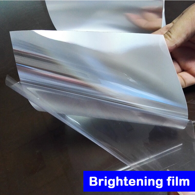 Film rozjaśniający LED podświetlacz wyświetlacza LCD wzmocnienie jasności film pet kompozytowa folia wzmacniająca jasność 300*210mm