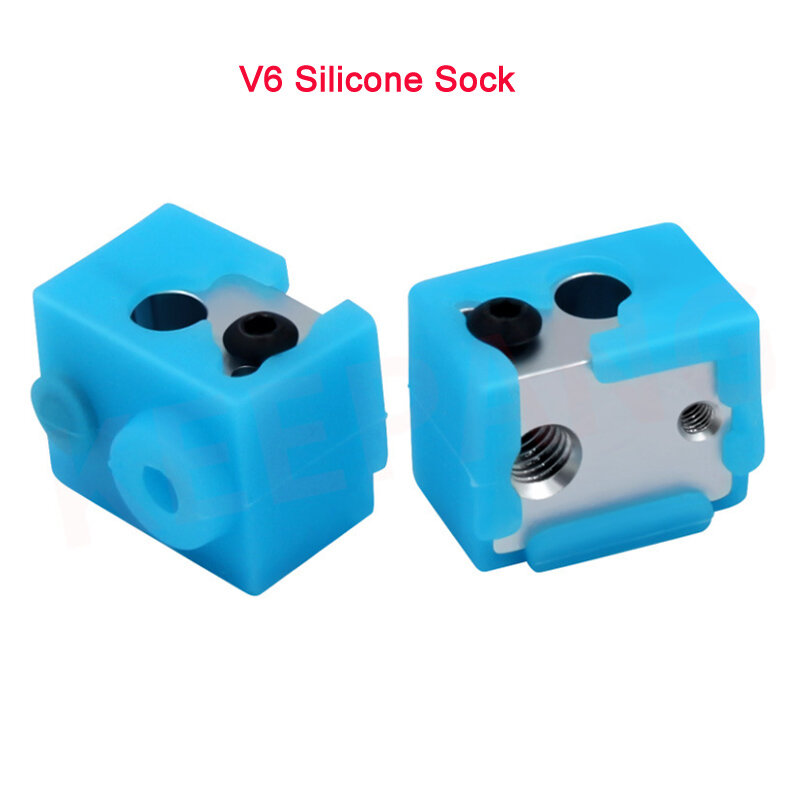 3D Printer Onderdelen Siliconen Sok Voor V6 Vulkaan MK8/MK9/CR10/CR10S Verwarmd Blok Warm Houden Cover