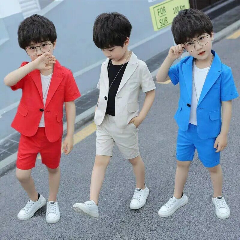 Summer Boys Suits For Weddings Clothing Teen Clothes Boy Suits Formal Boys Blazer Children Suit Fortnight Party Costume Garcon