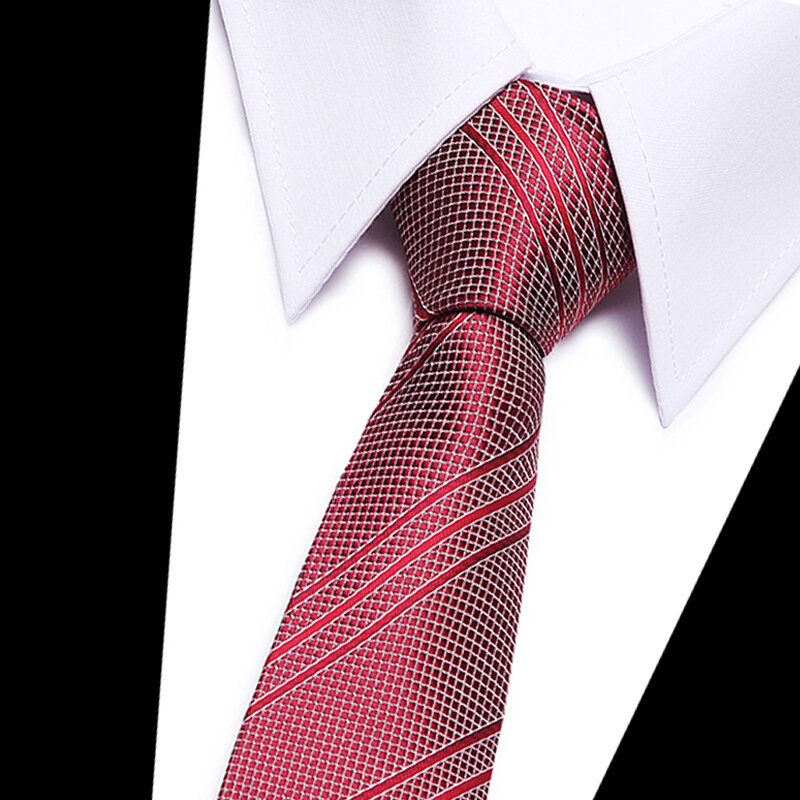 2018 nouveau design offre spéciale affaires cravate classique Gravata hommes Plaid bleu clair formel mariage cravate fête cravate 8CM largeur